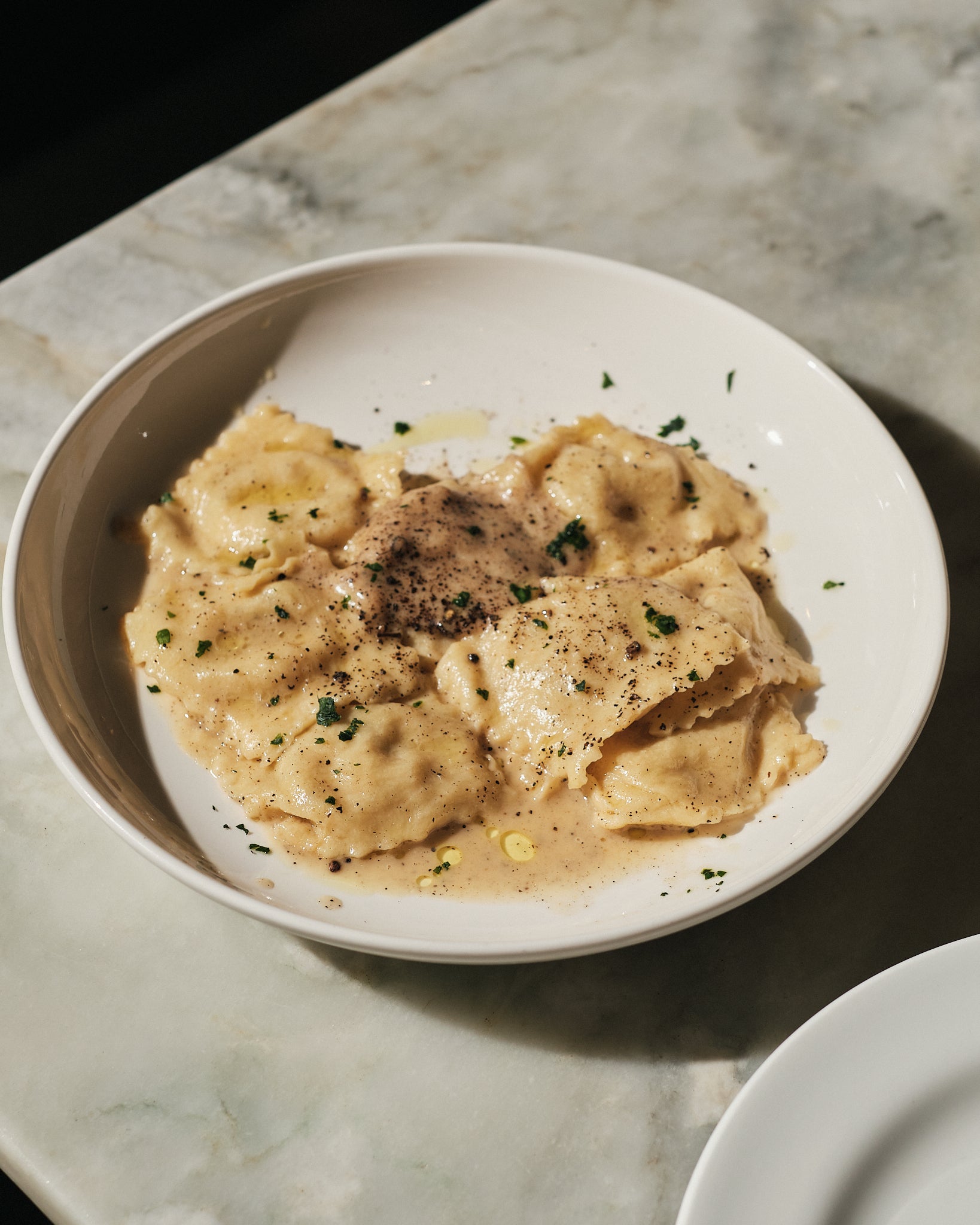 Ravioli al Cacio e Pepe